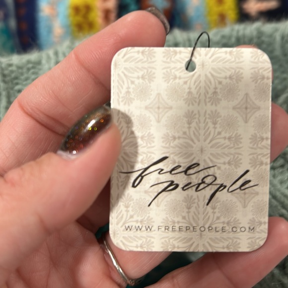 BNWT All my Love Cardi by Free People, Rainbow combo, size Small - Picture 9 of 11